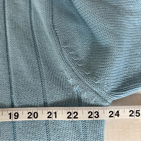 Deadtock Vintage Southpole 90's Y2K Hiphop Quarter Zip Ribbed Sweater  SZ Large - Picture 11 of 14